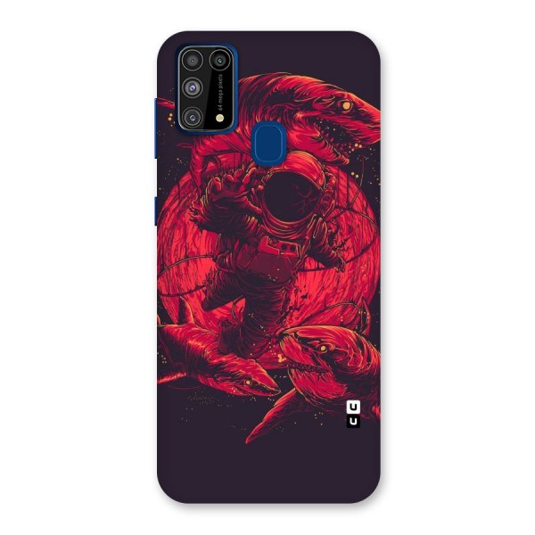 Coloured Spaceman Back Case for Galaxy F41