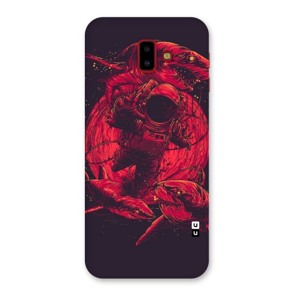 Coloured Spaceman Back Case for Galaxy J6 Plus