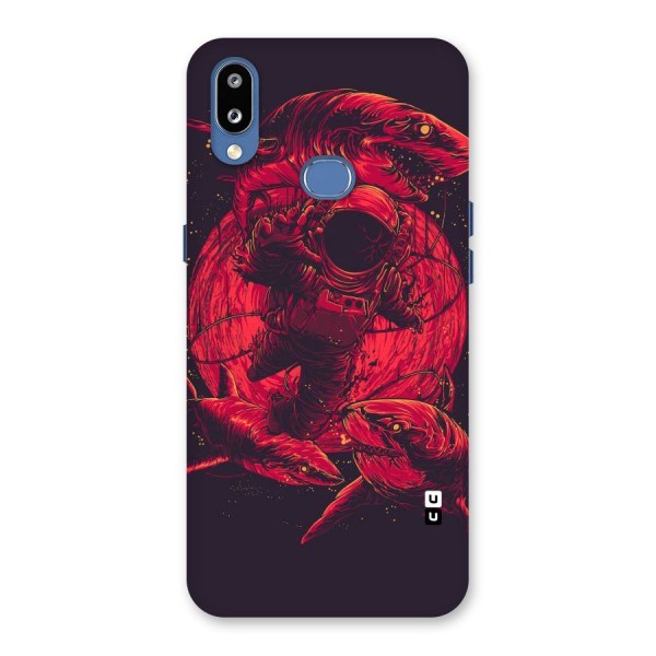 Coloured Spaceman Back Case for Galaxy M01s