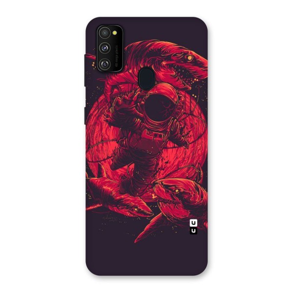 Coloured Spaceman Back Case for Galaxy M21