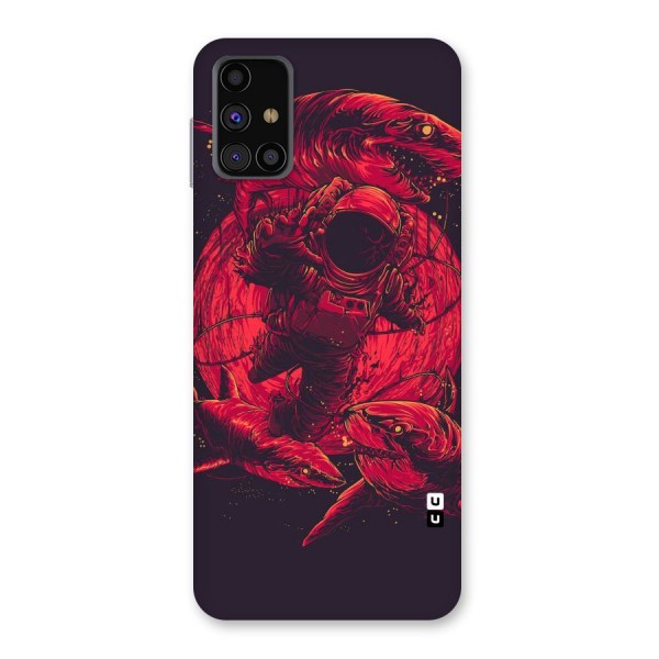 Coloured Spaceman Back Case for Galaxy M31s