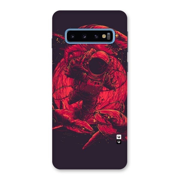 Coloured Spaceman Back Case for Galaxy S10