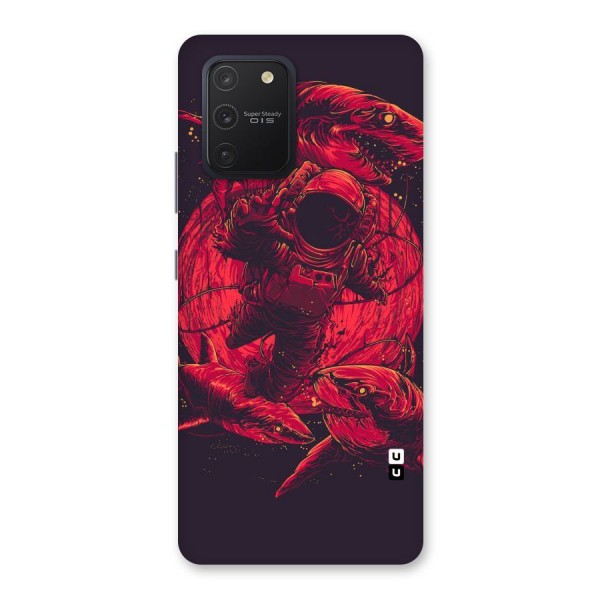 Coloured Spaceman Back Case for Galaxy S10 Lite