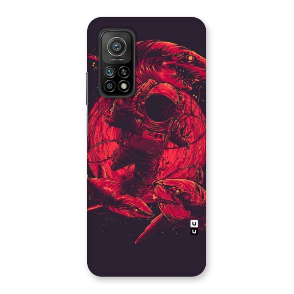 Coloured Spaceman Back Case for Mi 10T Pro 5G