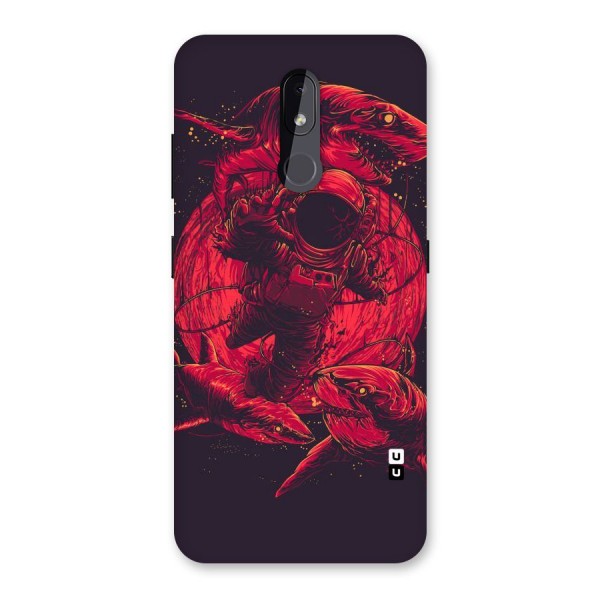 Coloured Spaceman Back Case for Nokia 3.2