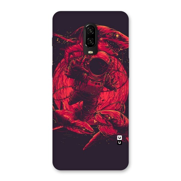 Coloured Spaceman Back Case for OnePlus 6T