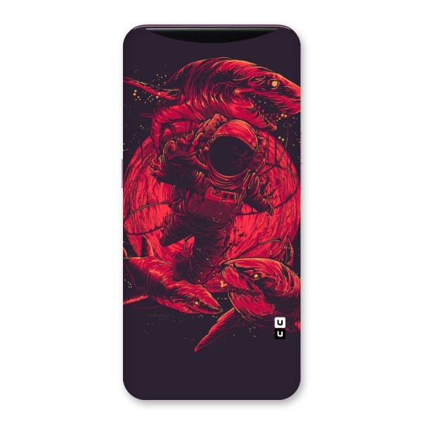 Coloured Spaceman Back Case for Oppo Find X