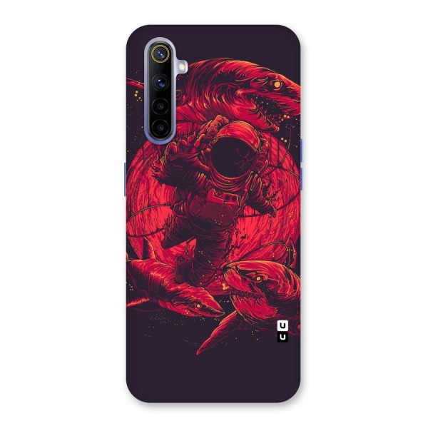 Coloured Spaceman Back Case for Realme 6