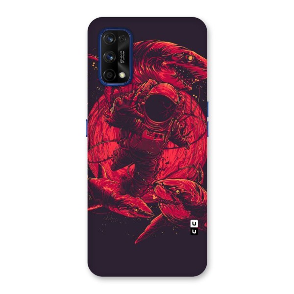 Coloured Spaceman Back Case for Realme 7 Pro