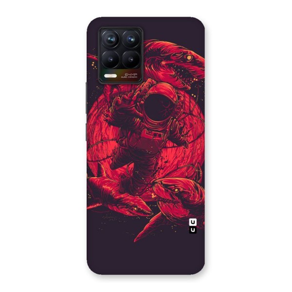 Coloured Spaceman Back Case for Realme 8