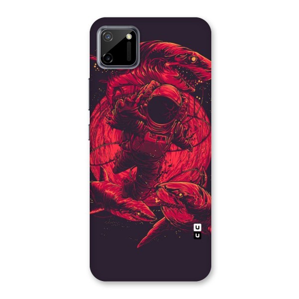 Coloured Spaceman Back Case for Realme C11