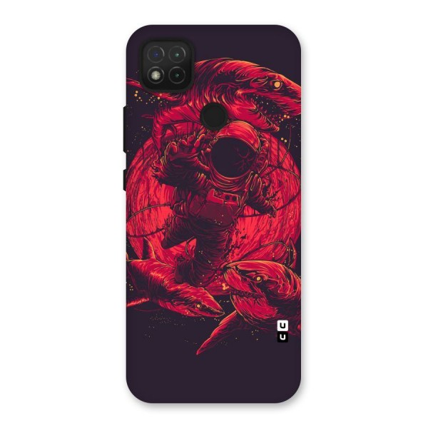 Coloured Spaceman Back Case for Redmi 9C