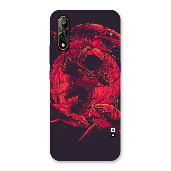 Coloured Spaceman Back Case for Vivo S1