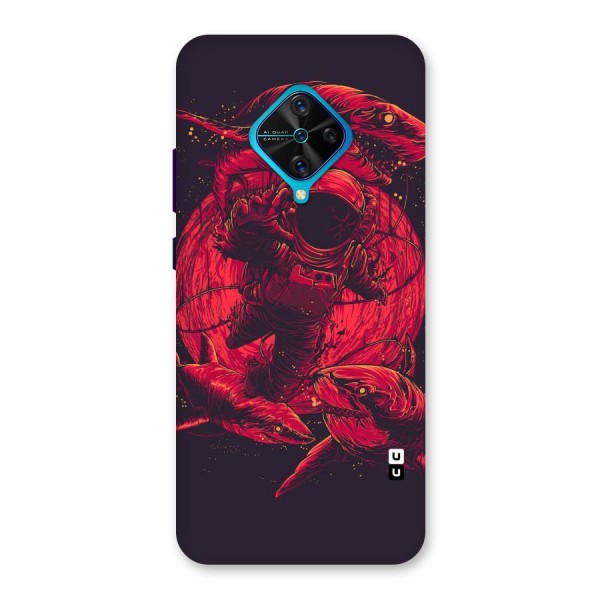 Coloured Spaceman Back Case for Vivo S1 Pro