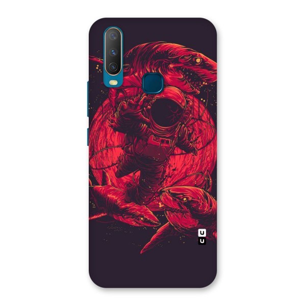 Coloured Spaceman Back Case for Vivo U10