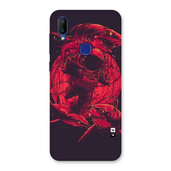 Coloured Spaceman Back Case for Vivo V11