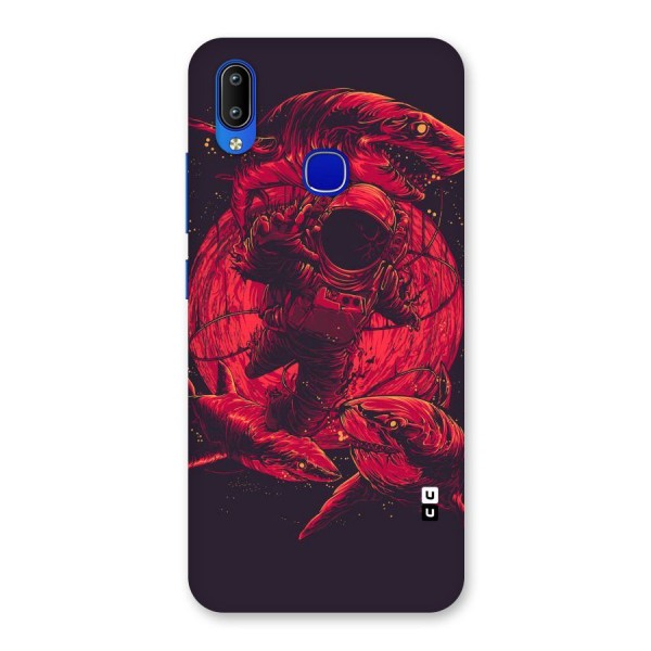 Coloured Spaceman Back Case for Vivo Y91