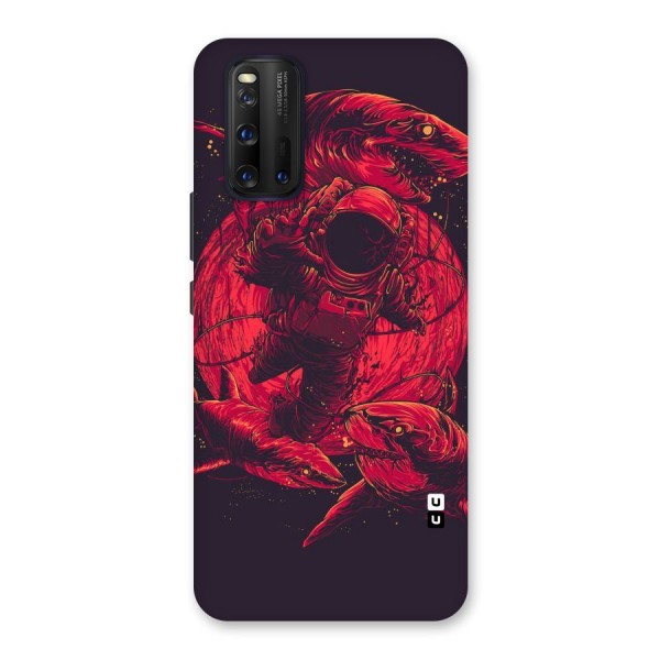 Coloured Spaceman Back Case for Vivo iQOO 3