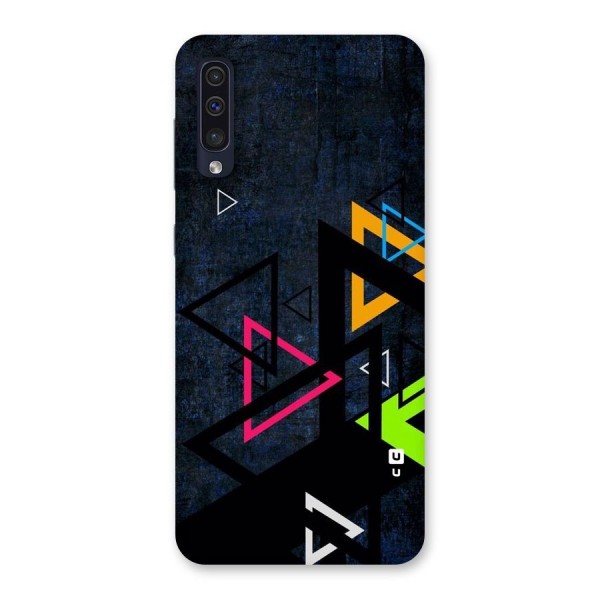 Coloured Triangles Back Case for Galaxy A50s