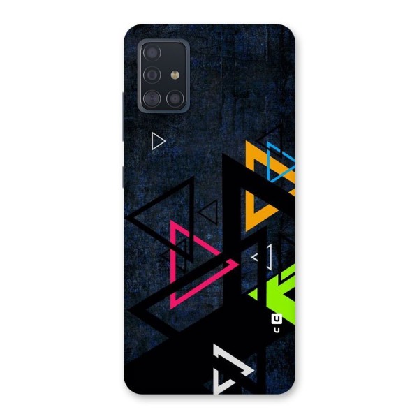 Coloured Triangles Back Case for Galaxy A51