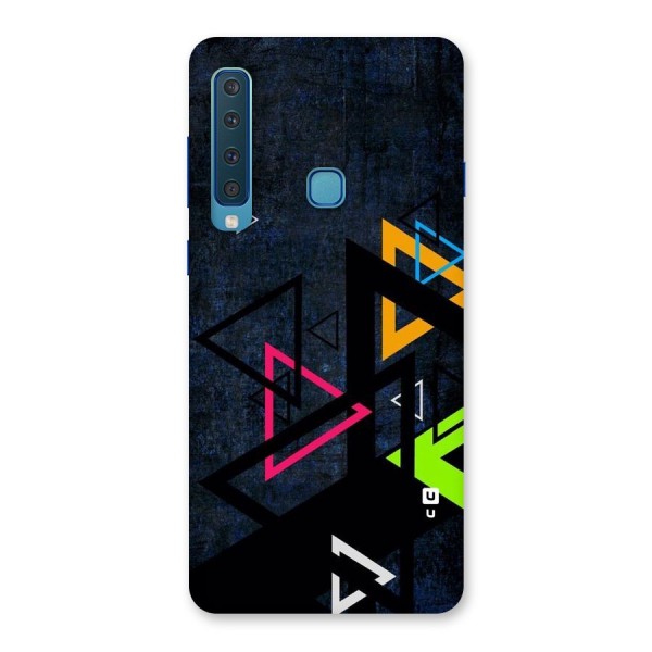 Coloured Triangles Back Case for Galaxy A9 (2018)