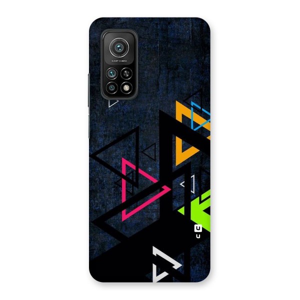 Coloured Triangles Back Case for Mi 10T Pro 5G