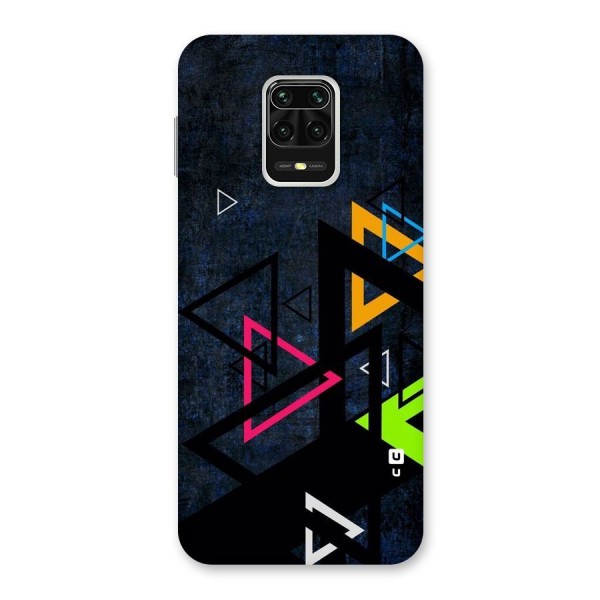 Coloured Triangles Back Case for Poco M2 Pro