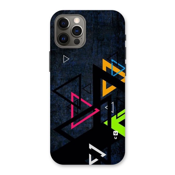 Coloured Triangles Back Case for iPhone 12 Pro