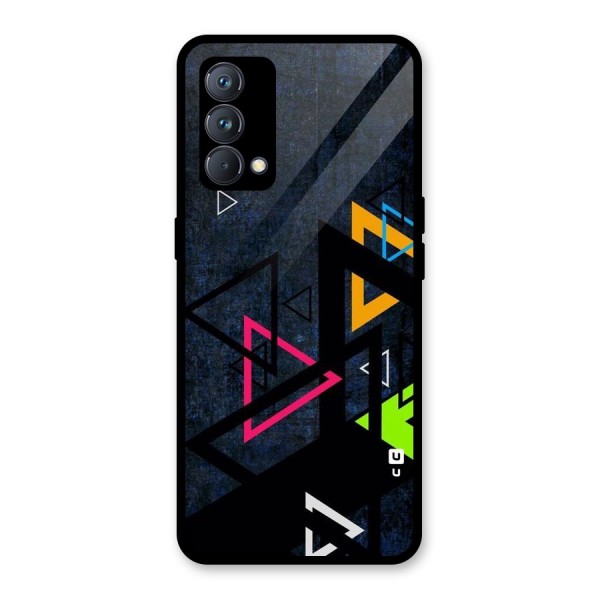 Coloured Triangles Glass Back Case for Realme GT Master Edition