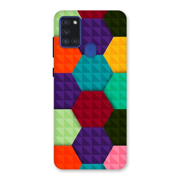 Colourful Abstract Back Case for Galaxy A21s