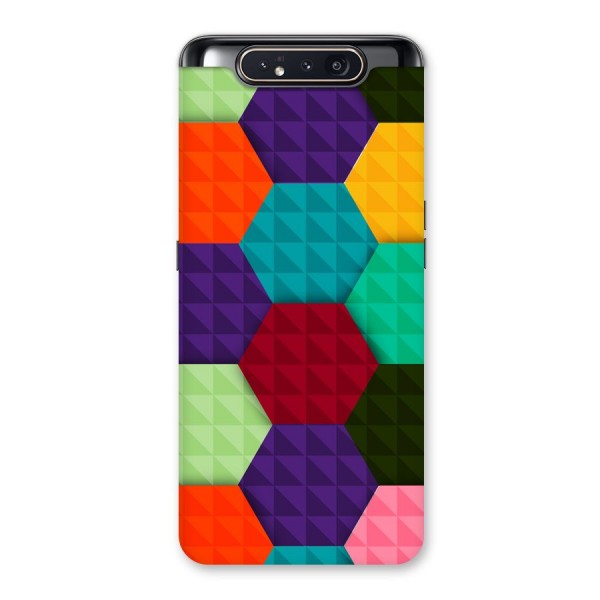 Colourful Abstract Back Case for Galaxy A80