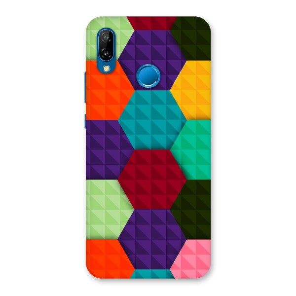 Colourful Abstract Back Case for Huawei P20 Lite