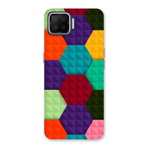 Colourful Abstract Back Case for Oppo F17