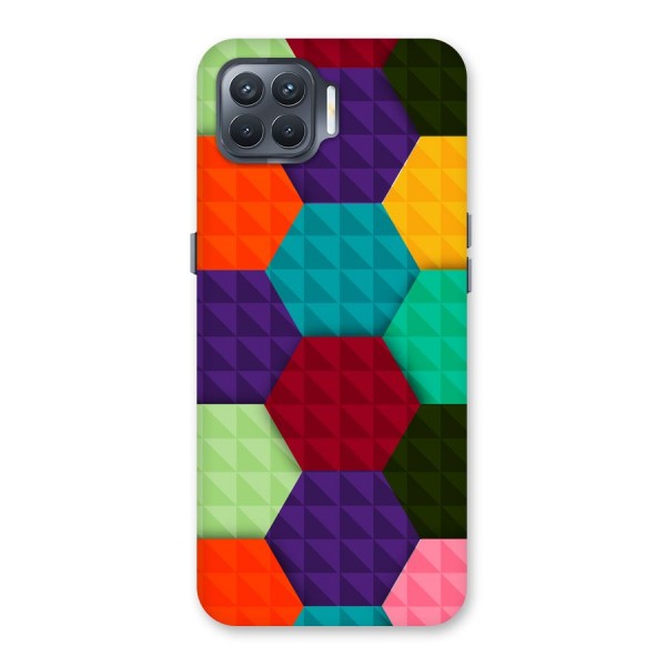 Colourful Abstract Back Case for Oppo F17 Pro