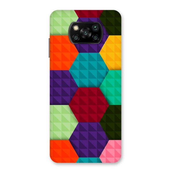 Colourful Abstract Back Case for Poco X3