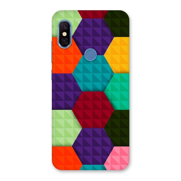 Colourful Abstract Back Case for Redmi Note 6 Pro