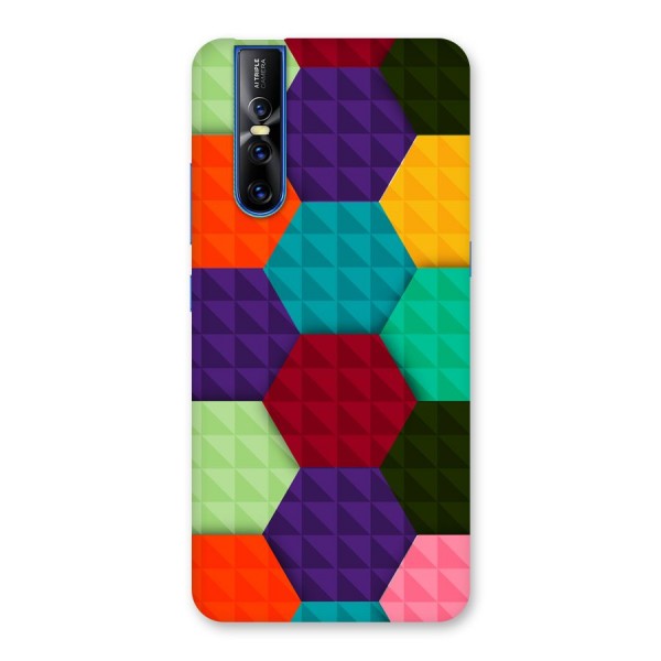 Colourful Abstract Back Case for Vivo V15 Pro