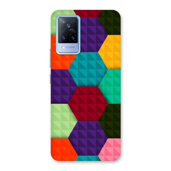 Colourful Abstract Back Case for Vivo V21 5G