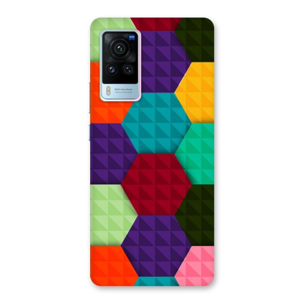 Colourful Abstract Back Case for Vivo X60 Pro