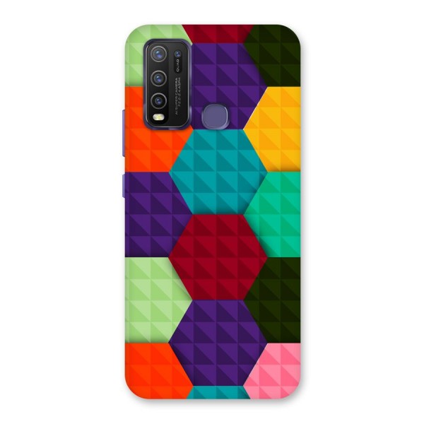 Colourful Abstract Back Case for Vivo Y30