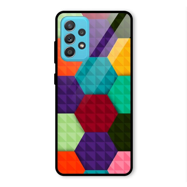 Colourful Abstract Glass Back Case for Galaxy A52s 5G