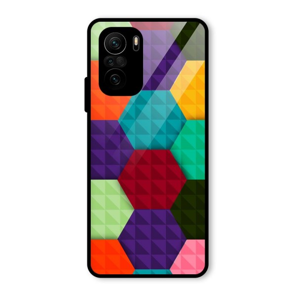 Colourful Abstract Glass Back Case for Mi 11x