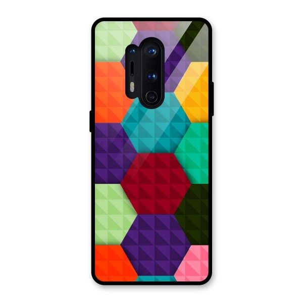 Colourful Abstract Glass Back Case for OnePlus 8 Pro