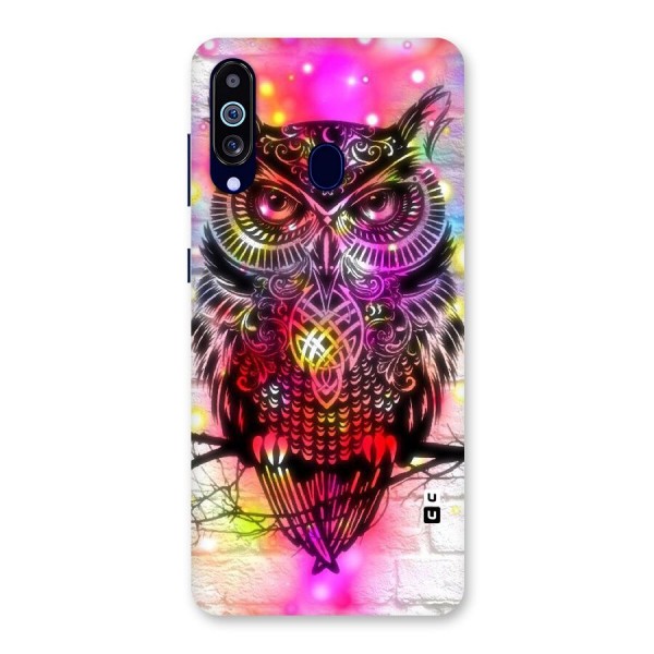 Colourful Owl Back Case for Galaxy A60