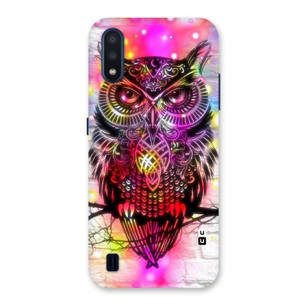 Colourful Owl Back Case for Galaxy M01