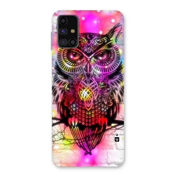 Colourful Owl Back Case for Galaxy M31s