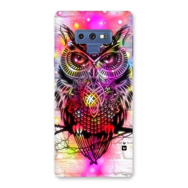 Colourful Owl Back Case for Galaxy Note 9