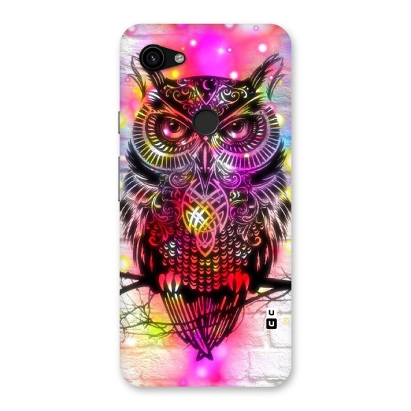 Colourful Owl Back Case for Google Pixel 3a XL