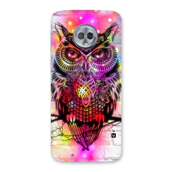 Colourful Owl Back Case for Moto G6