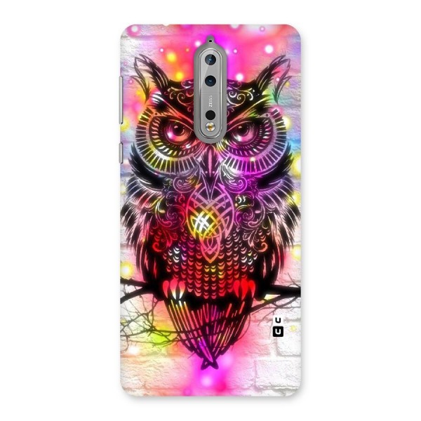 Colourful Owl Back Case for Nokia 8